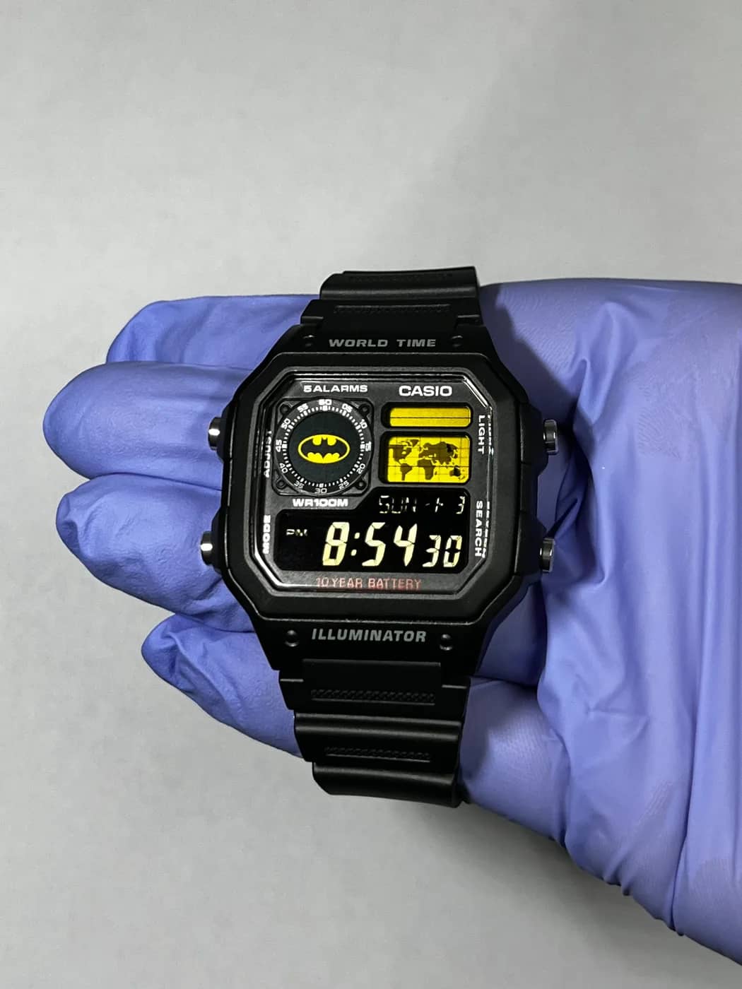 Casio AE1200WH · Batman Blackout · Edición especial