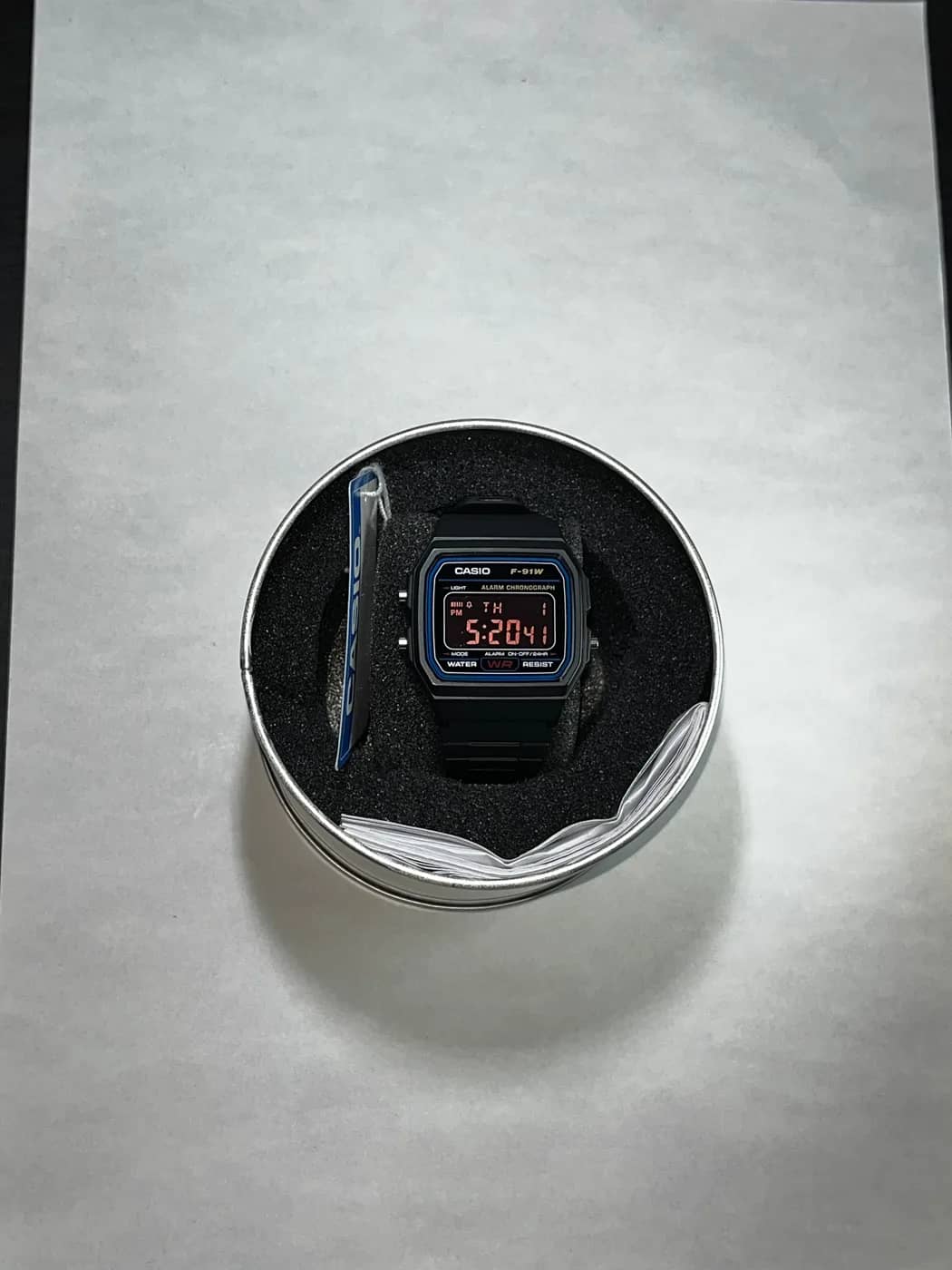 Casio F91W · Pink Blackout · Color blackout